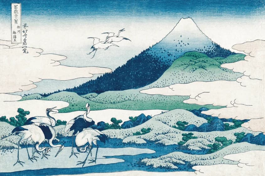 Umezawa reigers in de Provincie Sagami